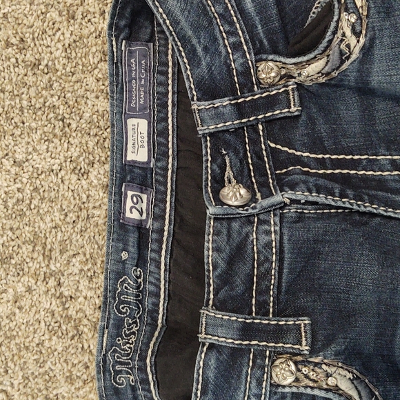 Miss Me Women's Boot Cut Jeans Size 29W/32L - Picture 7 of 8